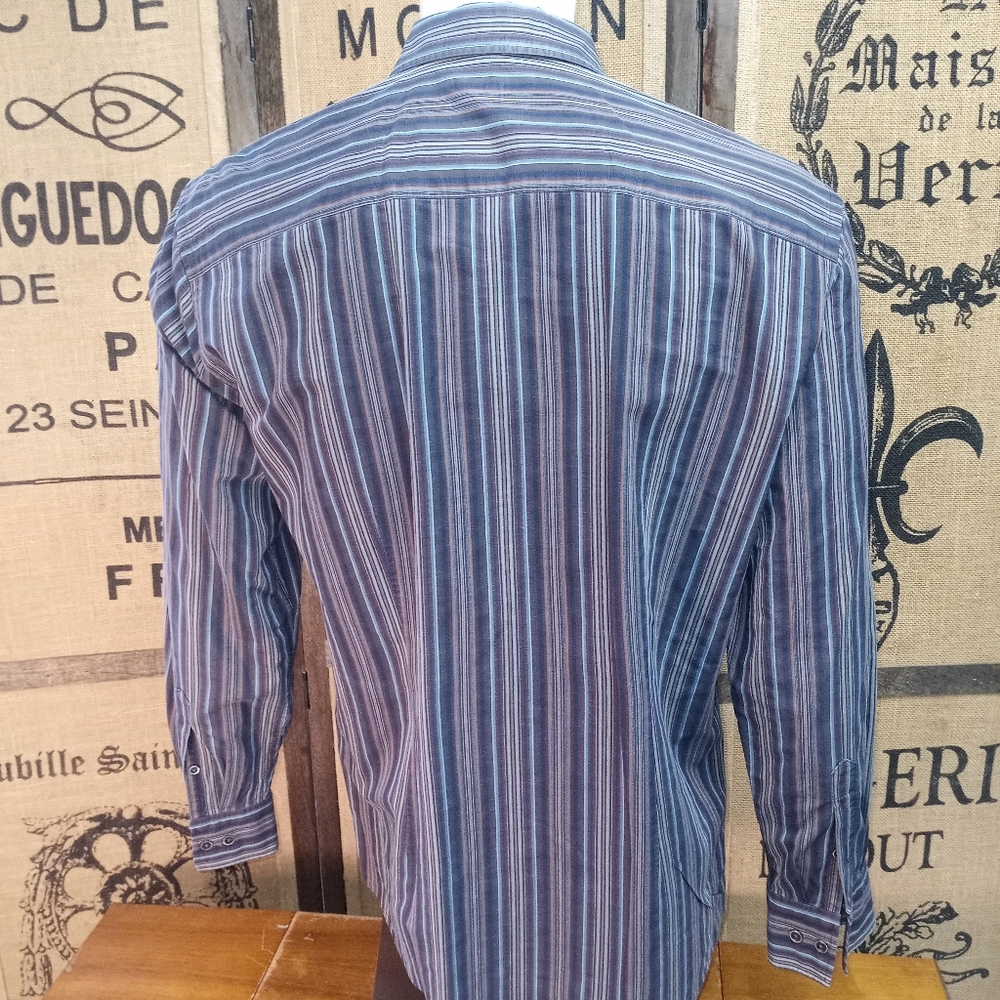 Faconnable Button Up Shirt, M - Picture 4 of 7